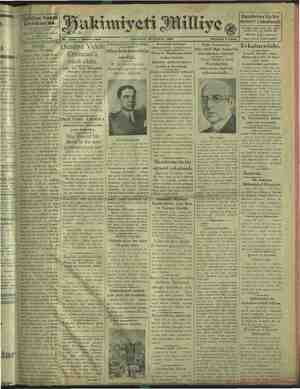 Hakimiyet-i Milliye Gazetesi 24 Haziran 1929 kapağı