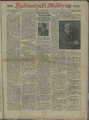 Hakimiyet-i Milliye Gazetesi 8 Temmuz 1929 kapağı