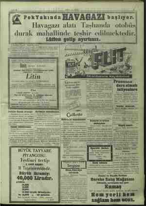    YAR ETA RM nn PekYakında HAVAGAZI başl Hakimiyeti Milliye “ e Havagazı alatı Taşhanda otobüs durak mahallinde teshir...