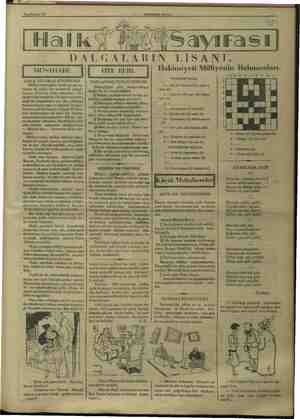    Teşrinisani 13 | Hali D AL G ALAR MÜSAHABE. ğ HALK VE HALK KİTAPLARI Bee a geçen se- i,“bir hararetle çalışıl- dağına, tina