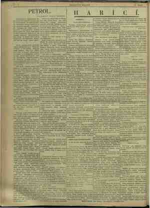    “PETROL. Türk Oçağındaki rildi petrol mühendisimiz Ke- konferans münasebetile; İkinci trüst (Poyal Daç) tır. Serma- NN A Mi