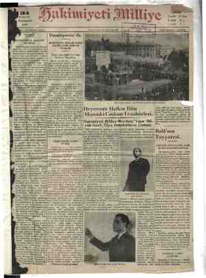 Hakimiyet-i Milliye Gazetesi 31 Ağustos 1931 kapağı