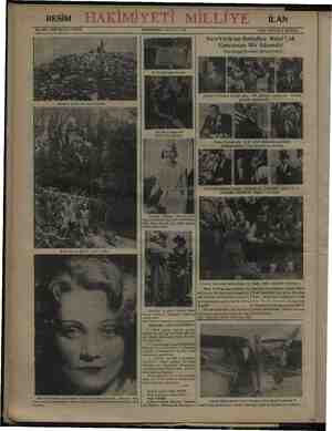    No. 3641: ON İKiNCİ SENE, MN, p Kıran köy ve Çele bi diyorlar, yayla yolu. z Marlene Dietrich Amerika'da: Âme rika sinenia
