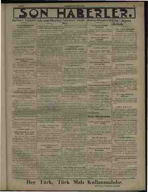 Hakimiyet-i Milliye Gazetesi 26 Eylül 1931 kapağı