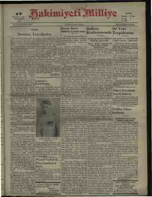 Hakimiyet-i Milliye Gazetesi 17 Ekim 1931 kapağı