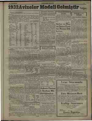    2 21 reşeimevE 1932Avizeler 'HAKİMİYETİ MİLLİYE ya amman a m AN FALİLİĞİNDEN, erbut listede mütredatı — 40 nevi erzak...