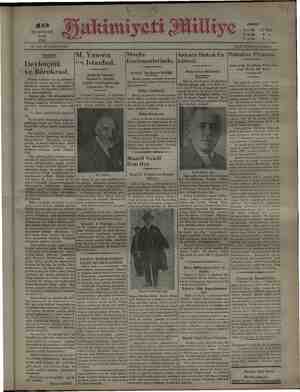 Hakimiyet-i Milliye Gazetesi 10 Kasım 1931 kapağı