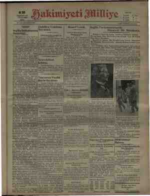 Hakimiyet-i Milliye Gazetesi 12 Kasım 1931 kapağı