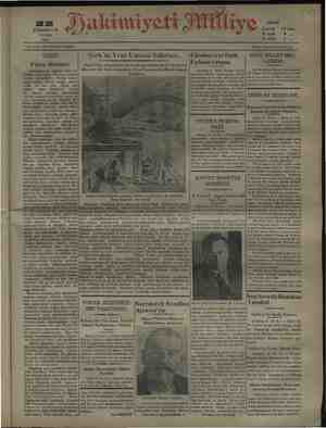 Hakimiyet-i Milliye Gazetesi 22 Kasım 1931 kapağı