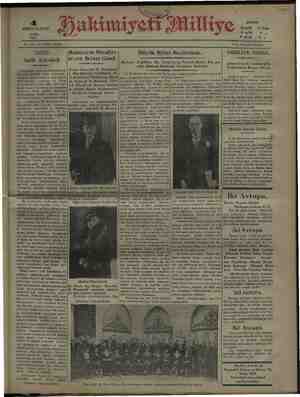 Hakimiyet-i Milliye Gazetesi 4 Aralık 1931 kapağı