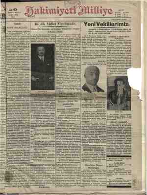 Hakimiyet-i Milliye Gazetesi 30 Aralık 1931 kapağı