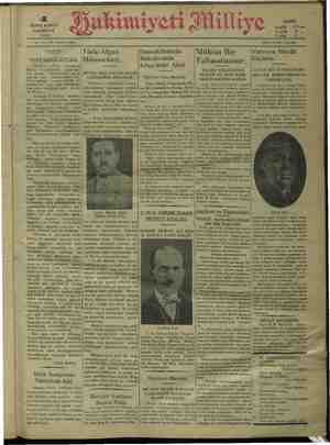 Hakimiyet-i Milliye Gazetesi 4 Ocak 1932 kapağı