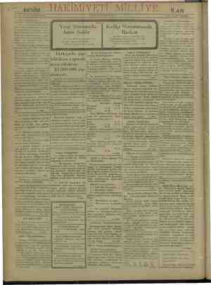 Hakimiyet-i Milliye Gazetesi 25 Ocak 1932 kapağı