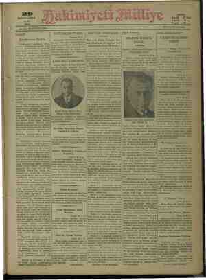 Hakimiyet-i Milliye Gazetesi 29 Ocak 1932 kapağı