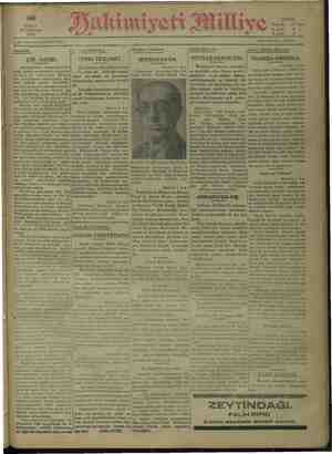Hakimiyet-i Milliye Gazetesi 8 Şubat 1932 kapağı