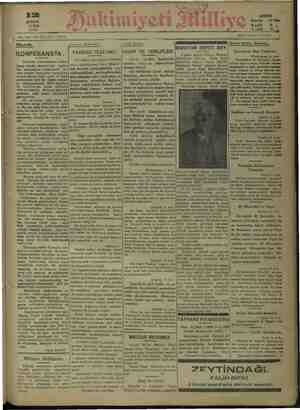 Hakimiyet-i Milliye Gazetesi 12 Şubat 1932 kapağı