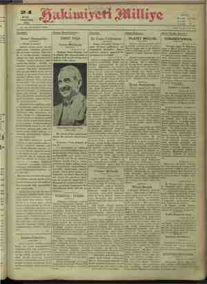 Hakimiyet-i Milliye Gazetesi 24 Mart 1932 kapağı