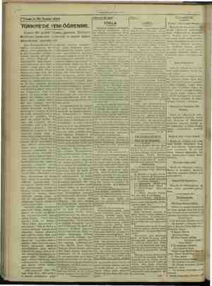  İmes in Bir Baş ale TÜRKİYE'DE YENI ÖĞRENME. 15 mart 932 tarihli ”Times,, gazetesi, Türkiye'- de reform hareketleri hakkında