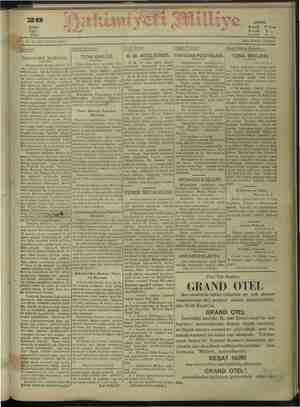Hakimiyet-i Milliye Gazetesi 29 Mart 1932 kapağı