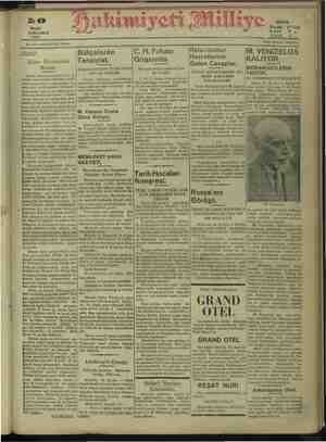 Hakimiyet-i Milliye Gazetesi 30 Mart 1932 kapağı