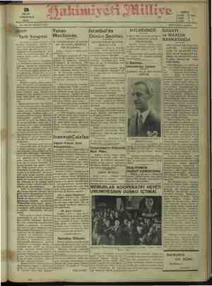 Hakimiyet-i Milliye Gazetesi 2 Nisan 1932 kapağı