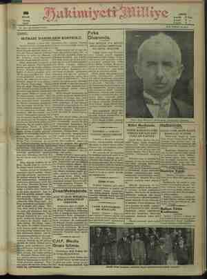 Hakimiyet-i Milliye Gazetesi 8 Nisan 1932 kapağı