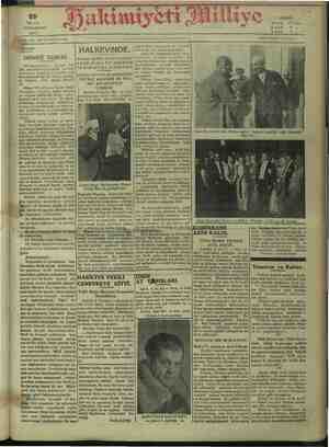Hakimiyet-i Milliye Gazetesi 9 Nisan 1932 kapağı