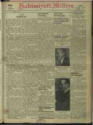 Hakimiyet-i Milliye Gazetesi 13 Nisan 1932 kapağı