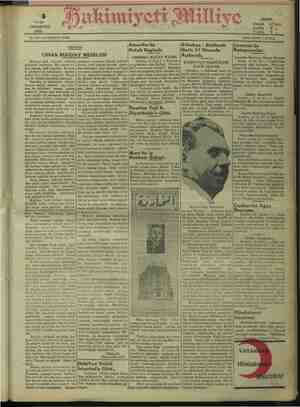 Hakimiyet-i Milliye Gazetesi 16 Nisan 1932 kapağı