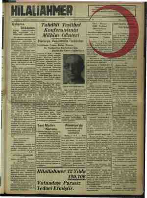 Hakimiyet-i Milliye Gazetesi 18 Nisan 1932 kapağı
