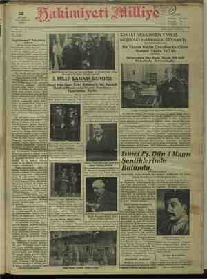 Hakimiyet-i Milliye Gazetesi 2 Mayıs 1932 kapağı