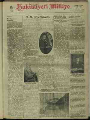 Hakimiyet-i Milliye Gazetesi 6 Mayıs 1932 kapağı