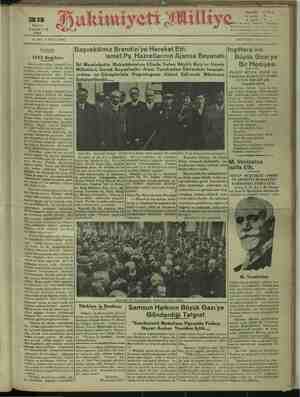 Hakimiyet-i Milliye Gazetesi 23 Mayıs 1932 kapağı