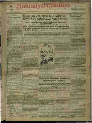 Hakimiyet-i Milliye Gazetesi 3 Haziran 1932 kapağı