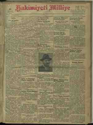 Hakimiyet-i Milliye Gazetesi 6 Haziran 1932 kapağı