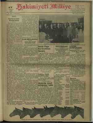Hakimiyet-i Milliye Gazetesi 17 Haziran 1932 kapağı