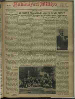 Hakimiyet-i Milliye Gazetesi 23 Haziran 1932 kapağı