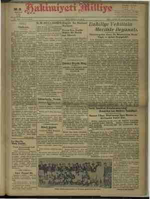 Hakimiyet-i Milliye Gazetesi 24 Haziran 1932 kapağı