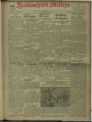 Hakimiyet-i Milliye Gazetesi 29 Haziran 1932 kapağı
