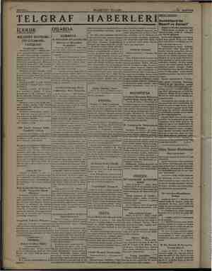    7 TELGRAF HABERLER İÇERDE MİLLİYET REFİKİMİ ZİN OTOMOBİL YARIŞLARI. “© HAKİMİYETİ MİLLEYE, müzakeratı geri çağıtmıştır....