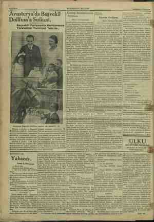    7 Avusturya'da Başvekil Dollfuss'a Suikast. HAKİMİYETİ MİLLİYE smmm m srmn e mann Klering Anlaşmalarının Tatbikatı. e 1...