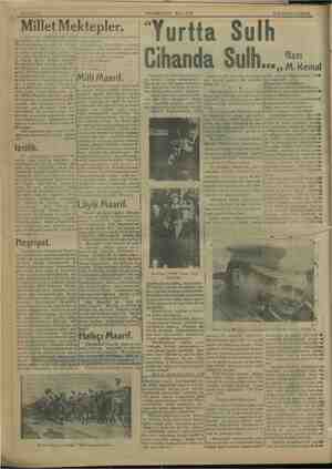  Pen e a SAYFA 74 HAKİMİYETİ MİLLİYE 29 BİRİNCİ TEŞRİN “ Millet Heper | teşrinievl 1928 tarihind  yenilmumi | - ii Beş butük