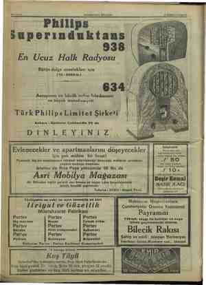    SAYFA 96 isme > Türk Philips Limitet Şirketi 938 En Ucuz Halk Radyosu Bütün dalga uzunlukları : için (15 -2000m)- : en...