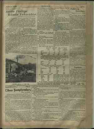    22 MART 1934 PERŞEMBE : SAYIFA 5 vE ir; ilmek jmürleri, “Yerköy, le, Ge İküsadi ve İçimi Bir Davamız, ise Sermek hakkında