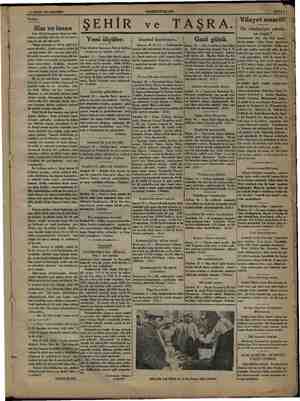    11 NİSAN 1934 ÇARŞAMBA emma ia Notlar. İlim ve insan Fatin Efendi hı Ak: ”) ül ŞEHİR HAKİMİYETİ MİLLİYE ve TAŞRA. İstanbul