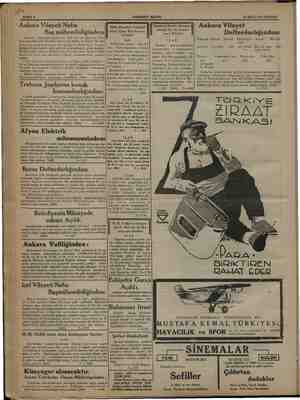    HAKİMİYETİ 'MİLLİYE 24 MAYIS 1934 PE SENDE : — en ——— Ankara Vilayeti Nafıa gili iideren Yeki ç e iğ Mari Ankara Vilayet va