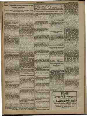    — izleri takdir ek kabil değildir AYIFA 6 4 01. > i SAKİMİYETİ MİLLİYE di 3 HAZİRAN 1934 PAZAR m —— > — am İzmir - Kasaba