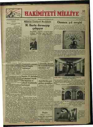 Hakimiyet-i Milliye Gazetesi September 10, 1934 kapağı