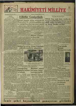 Hakimiyet-i Milliye Gazetesi September 11, 1934 kapağı