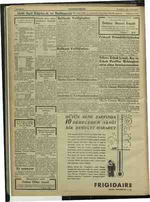          HAKİMİYETİ MİLLİYE 13 EYLUL 19 1934 PERŞEMBE — Halil Naci Kâğıtçıık ve Matbaacılık Her nevi plân ve resimlerin kapali